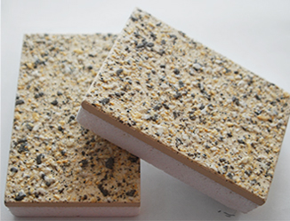 宝润达聚苯板水包沙仿石材保温装饰一体板