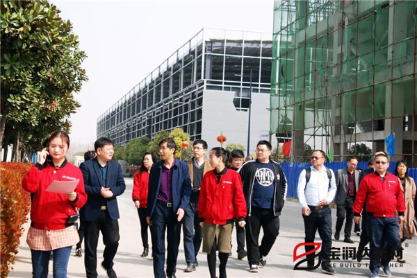 荥阳市企业代表团来访宝润达参观交流